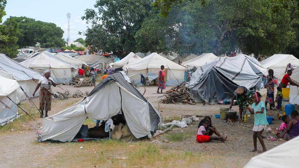 Centro de acolhimento de Chiaquelane alberga quase 30 mil pessoas, cerca de um terço de toda a população que devido às cheias foi abrigada em mais de 90 centros em todo o país, província de Gaza, Moçambique, 03 de fevereiro de 2026. (ACOMPANHA TEXTO DA LUSA DO DIA 06 DE FEVEREIRO DE 2026). LUÍSA NHANTUMBO/LUSA