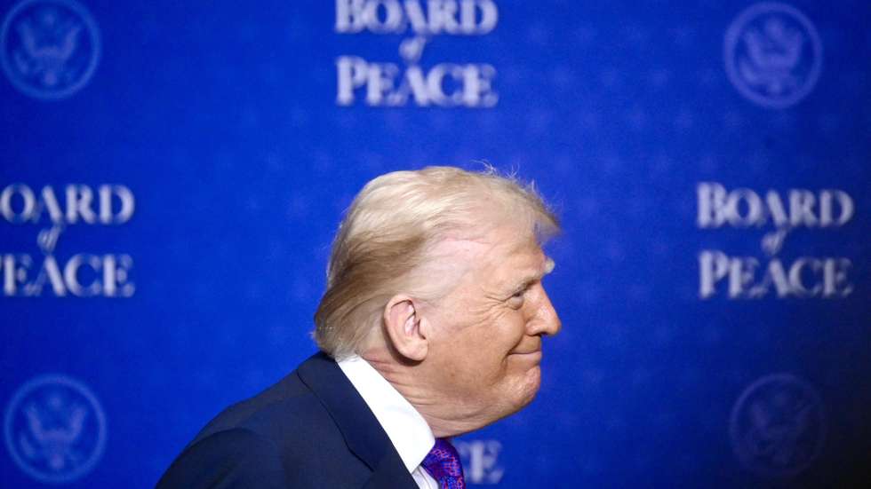 epaselect epa12758406 US President Donald Trump during the Board of Peace meeting at the Donald J. Trump U.S. Institute of Peace in Washington, USA, 19 February 2026. Established by Donald Trump and led by the government of the United States, the Board of Peace (BoP) is a body tasked with overseeing the processes of the Gaza peace plan.  EPA/ALESSANDRO DI MEO