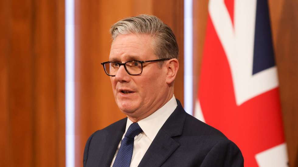 epa12864147 British Prime Minister Keir Starmer during a news conference providing an update on the situation in the Middle East, at Downing Street in London, Britain, 01 April 2026.  EPA/BETTY LAURA ZAPATA / POOL