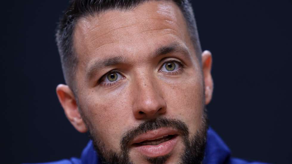 FC Porto's head coach Francesco Farioli during a press conference at Olival center in Vila Nova de Gaia, Portugal, 18 March 2026. FC Porto faces VfB Stuttgarrt in a UEFA Europa League round of 16 match second hand on 19 March. JOSÉ COELHO/LUSA