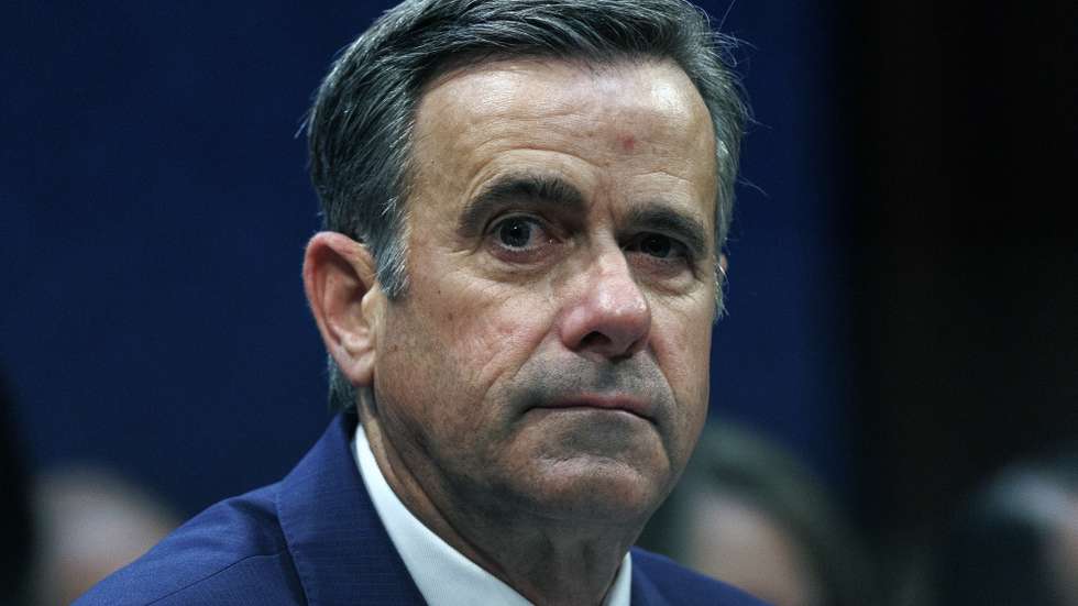 epa12833224 John Ratcliffe Director of the CIA during the House Select Committee on Intelligence on the 2026 Annual Worldwide Threats Assessment at the US Capitol, Washington USA, 19 March 2026.  EPA/WILL OLIVER