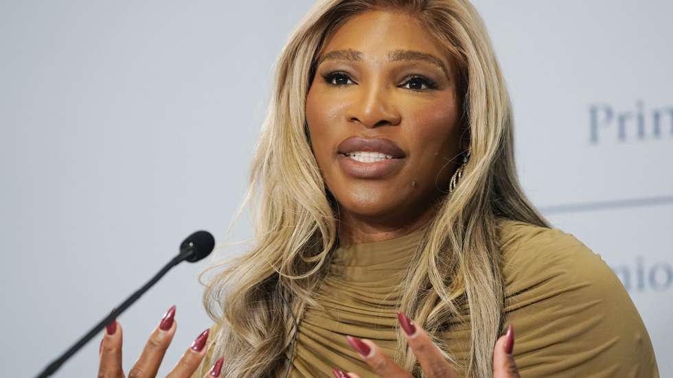 epa12475422 US tennis player Serena Williams adresses a press conference at La Reconquista Hotel in Oviedo, Asturias, Spain, 23 October 2025, the day before the Princess of Asturias Awards ceremony, where she will receive the Princess of Asturias Award for Sports.  EPA/PACO PAREDES