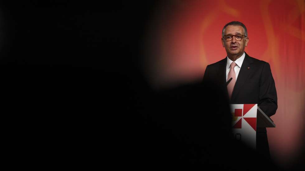 O Presidente da República, António José Seguro discursa durante o encontro com alunos portugueses, no Centro Cultural Artikuss de Sanem, inserido na visita oficial ao Grão-Ducado, Luxemburgo, 7 de junho de 2026. TIAGO PETINGA/LUSA