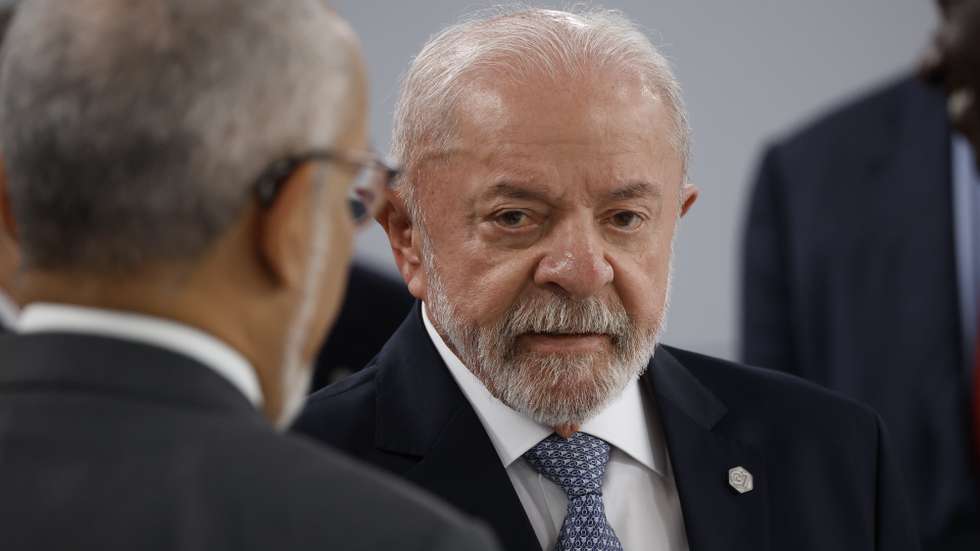 epa13043343 Brazilian President Luiz Inacio Lula da Silva attends a working session at the Hotel Royal during the G7 summit in Evian-les-Bains, France, 17 June 2026. The 52nd G7 Summit takes place in Evian-les-Bains from 15 to 17 June 2026.  EPA/YOAN VALAT