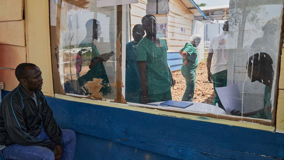epa13052893 An Ebola patient is registered at an Ebola treatment center run by the NGO Alliance for Medical Action (ALIMA) in Rwampara, Ituri, Democratic Republic of Congo, 20 June 2026. On 19 June, the World Health Organization (WHO) said the Ebola outbreak in the eastern Democratic Republic of Congo was 'evolving so fast.'  EPA/DIEUDONNE DIROLE