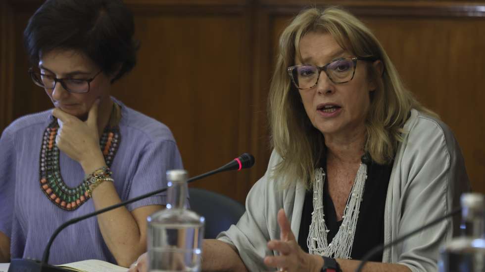 A ministra do Trabalho na Comissão de Trabalho, Segurança Social e Inclusão, Maria do Rosário Palma Ramalho, durante a audição na Comissão de Trabalho, Segurança Social e Inclusão da Assembleia da República, Lisboa, 01 de julho de 2026.  MANUEL DE ALMEIDA/LUSA