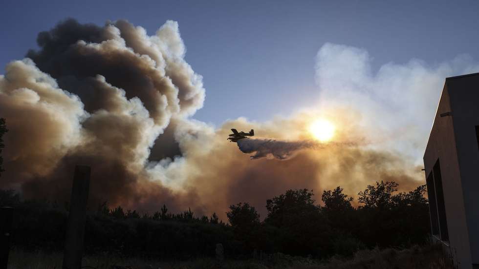 Incêndio florestal em Vouzela
