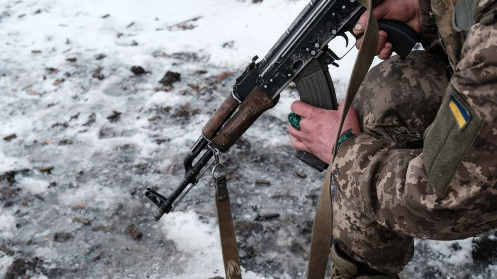 epa12763568 Ukrainian infantry soldiers of the Alcatraz Battalion, part of the 93rd Mechanised Brigade “Kholodnyi Yar” of the Army, during their intensive military training period – before being sent to the frontline to carry out assault missions – in the Kharkiv region, Ukraine, 20 February 2026. The Alcatraz Battalion is composed of former convicts who voluntarily request to commute their prison sentences in exchange for fighting in the Ukrainian Army. Individuals convicted of treason, terrorism or crimes against national security – offences against the State – cannot be part of this unit.  EPA/María Senovilla