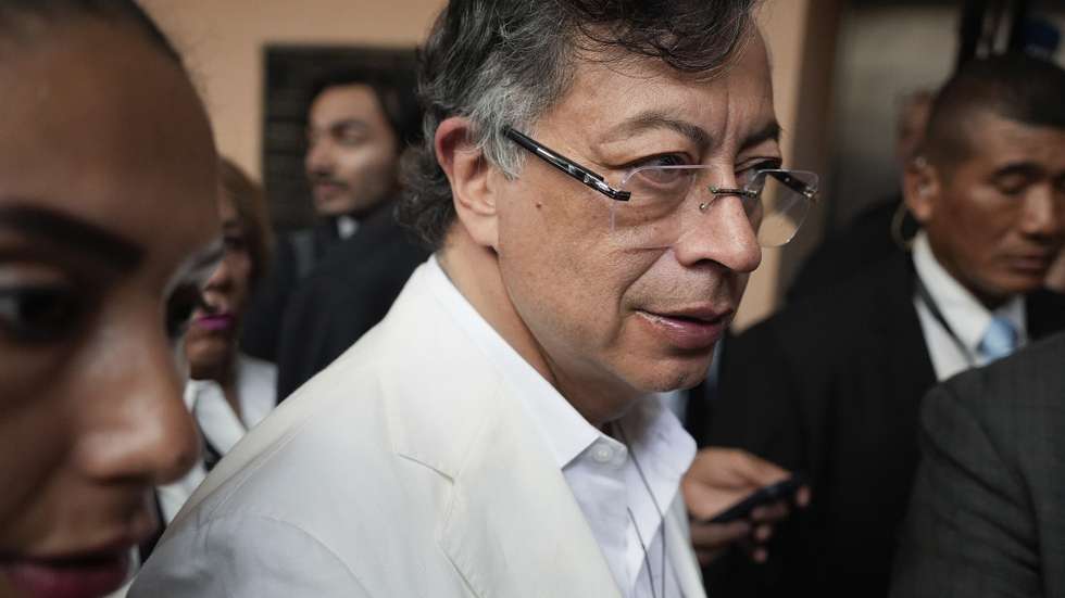 epa13057214 Colombian President Gustavo Petro (C) attends the bicentennial commemoration of the Amphictyonic Congress in Panama City, Panama, 22 June 2026. Panama is commemorating the 200th anniversary of the Amphictyonic Congress, the assembly convened by Simon Bolivar in the Panamanian capital from June 22 to July 15, 1826, in an attempt to unify the American states that had recently gained independence from Spain.  EPA/Aris Mariota