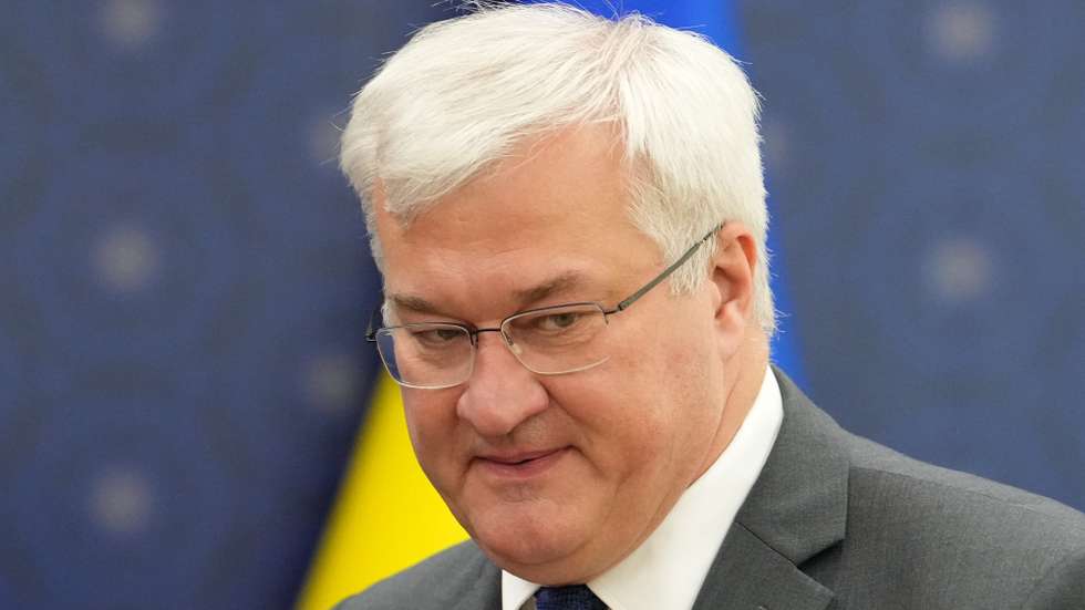 epa13074412 Ukraine's Foreign Minister Andrii Sybiha walks to his seat for a bilateral meeting with South Korea's Foreign Minister Cho Hyun (not pictured) at the Ministry of Foreign Affairs in Seoul, South Korea, 30 June 2026.  EPA/Lee Jin-man / POOL