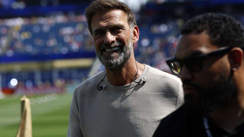 epa13073592 Jurgen Klopp, head of global soccer for Red Bull and former soccer manager, attends the FIFA World Cup 2026 Round of 32 match Germany against Paraguay, in Boston, Massachusetts, USA, 29 June 2026.  EPA/GREG COOPER