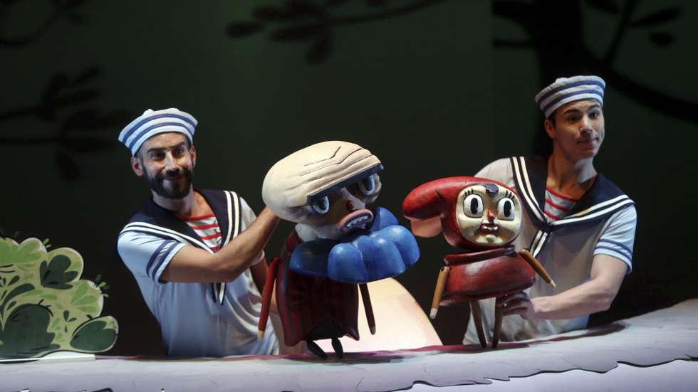 Ensaio de imprensa do espetáculo "Barba Azul" do Teatro de Marionetas do Porto, que estreia no âmbito do 26º FIMP Festival Internacional de Marionetas do Porto, no Teatro Municipal Campo Alegre, Porto,14  de outubro de 2015. ESTELA SILVA/LUSA