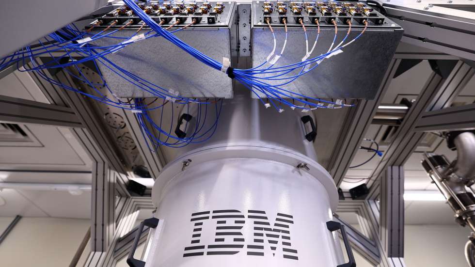 epa11635227 The IBM Quantum System One is seen at the inauguration of the first IBM Quantum Data Center in Europe, in Ehningen, Germany, 01 October 2024. The Europe-based quantum data center will facilitate access to cutting-edge quantum computing for companies, research institutions and government agencies.  EPA/ANNA SZILAGYI