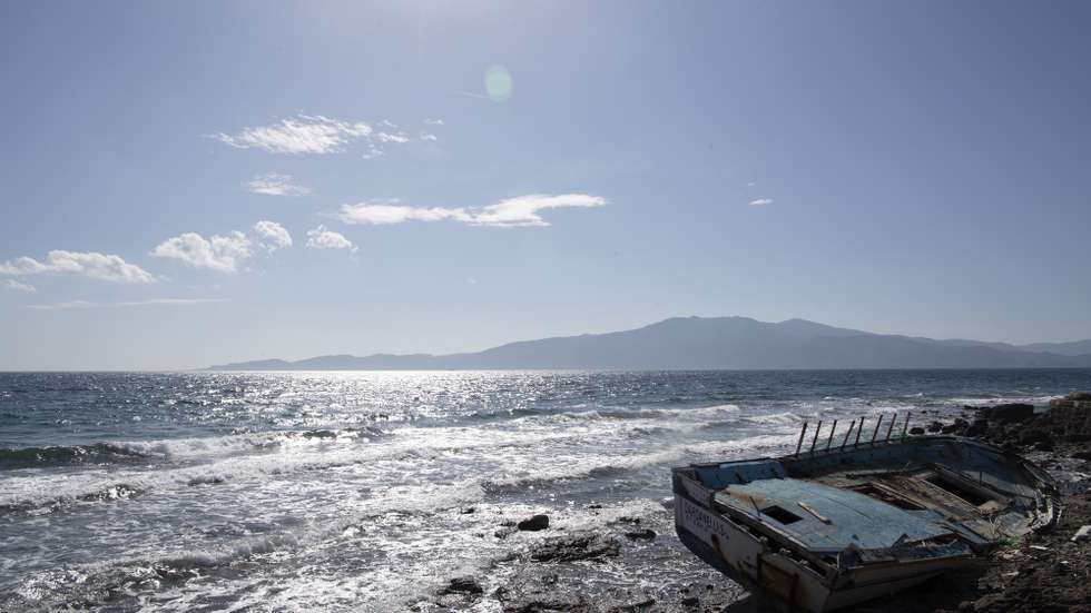 epa08266034 A view of the Agean sea with the Greek island of Lesvos in the background seen from the coast in Ayvacik district, Canakkale region, Turkey, 03 March 2020. Thousands of refugees and migrants are gathering on the Turkish side of the border with Greece with the intent to cross into the European Union following the Turkish government's decision to loosen controls on migrant flows after the death of 33 Turkish soldiers killed in an attack in Idlib, Syria on 27 February.  EPA/TOLGA BOZOGLU