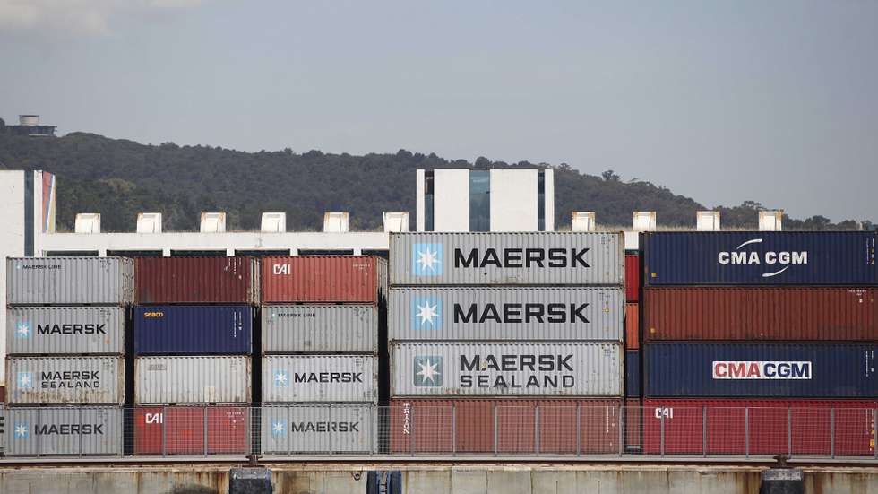 Contentores no Porto de Lisboa