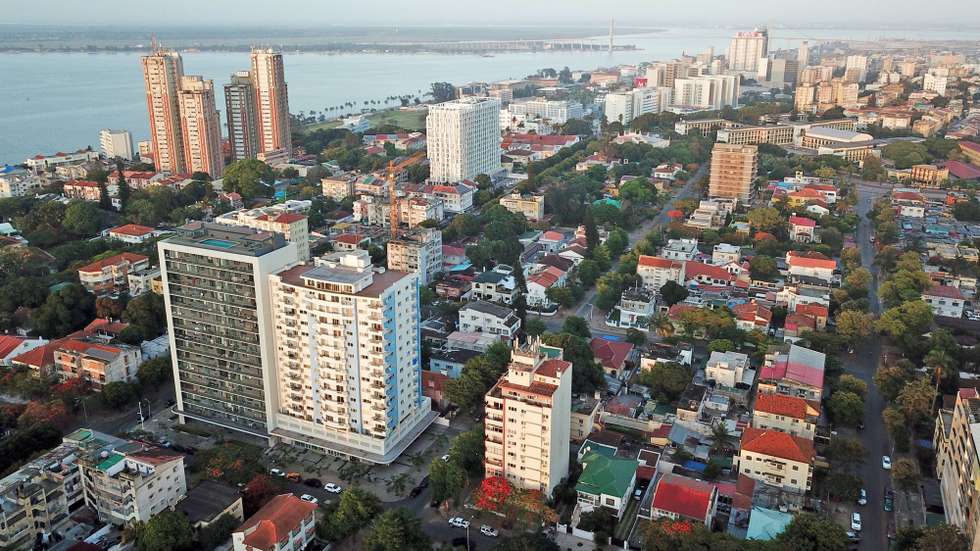 Fotografia aérea sobre a cidade de Maputo, Moçambique, 12 de dezembro de 2019. ANTÓNIO SILVA/LUSA