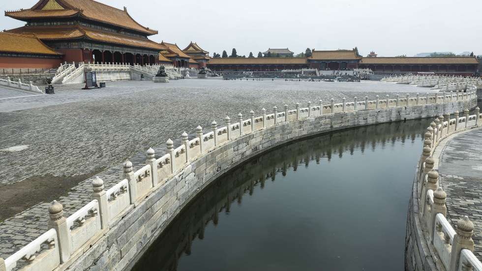 Cidade Proíbida esta tarde em Pequim, China. 28 de abril de 2019. O Presidente da República, Marcelo Rebelo de Sousa encontra-se  de 26 de abril a 1 de maio em visita de Estado à República Popular da China. MIGUEL A. LOPES/LUSA