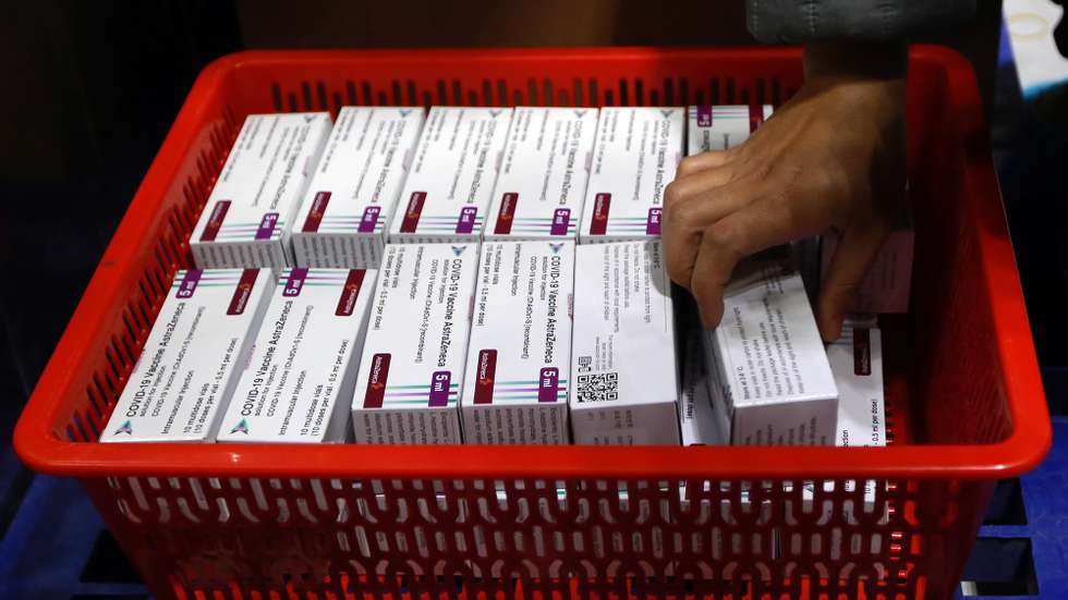 epa09060687 Doses of AstraZeneca COVID-19 vaccines are stored at Vietnam Vaccine Company (VNVC) in Hanoi, Vietnam, 08 March 2021. Vietnam launched its COVID-19 vaccination campaign on 08 March, after receiving the first batch of AstraZeneca COVID-19 vaccine which were manufactured in South Korea and imported by Vietnam Vaccine Company (VNVC) in February.  EPA/LUONG THAI LINH