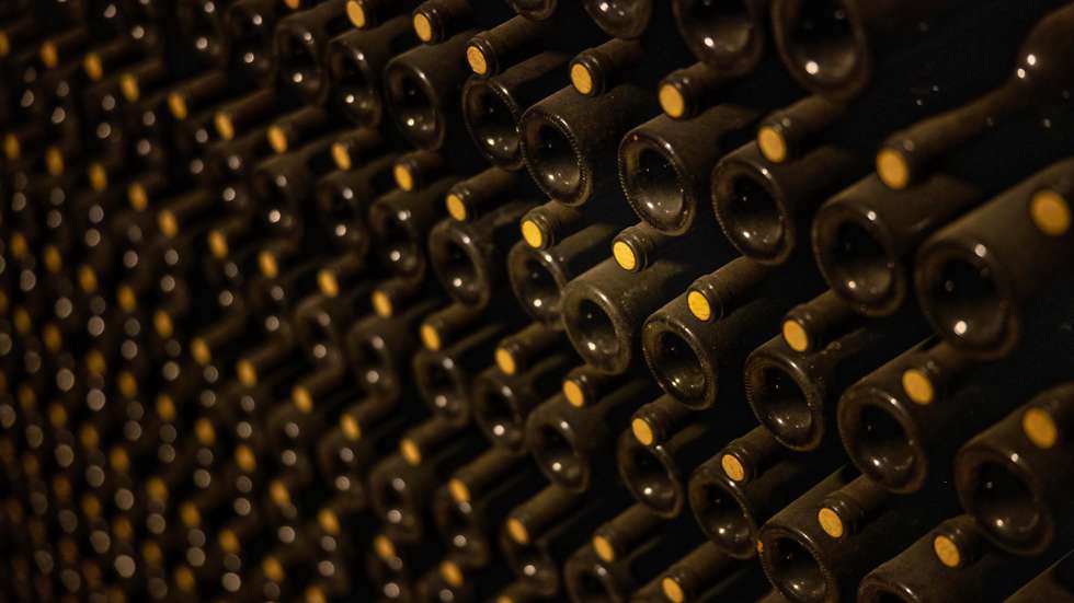 Garrafas de vinho