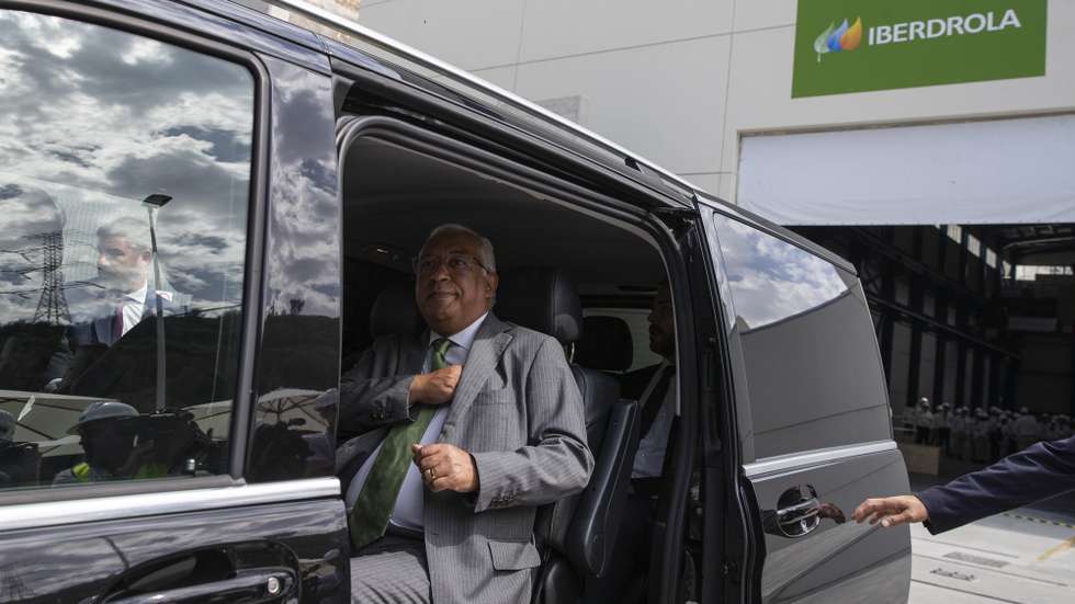O primeiro-ministro António Costa, à chegada para a inauguração das barragens do alto Tâmega, em Ribeira de Pena, Vila Real, 18 de julho de 2022. JOSÉ COELHO/LUSA