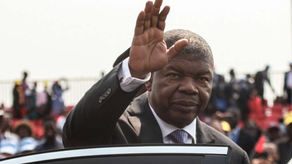 Angola's President-elect Joao Lourenco waves during the inauguration ceremony, beginning his second term, in Luanda, Angola, 15 September 2022. Angola's President-elect, Joao Lourenco, takes office today, beginning his second term, before 12 heads of state and dozens of other representatives, but without the presence of the main opposition leader, who contested the results. AMPE ROGERIO/LUSA