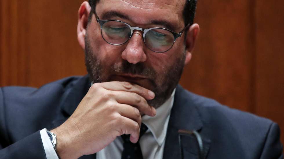 O ministro da Educação, João Costa, durante a audição na Comissão de Educação, Ciência, Juventude e Desporto na Assembleia da República, Lisboa, 2 de novembro de 2022.   MANUEL DE ALMEIDA/LUSA