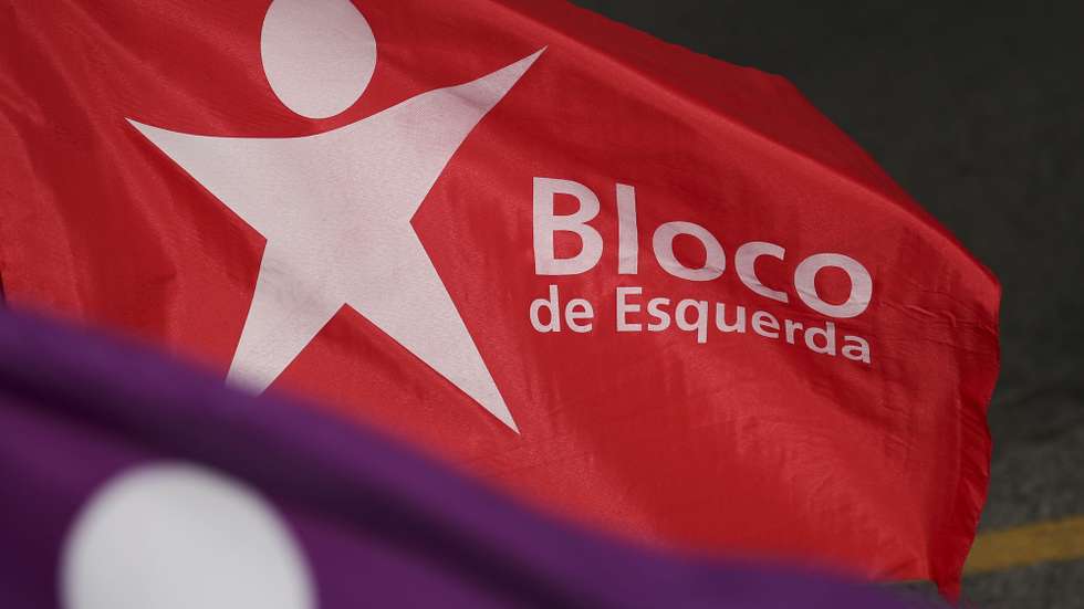 Bandeiras do Bloco de Esquerda, Lisboa, 7 de julho de 2019.  ANTÓNIO COTRIM/LUSA