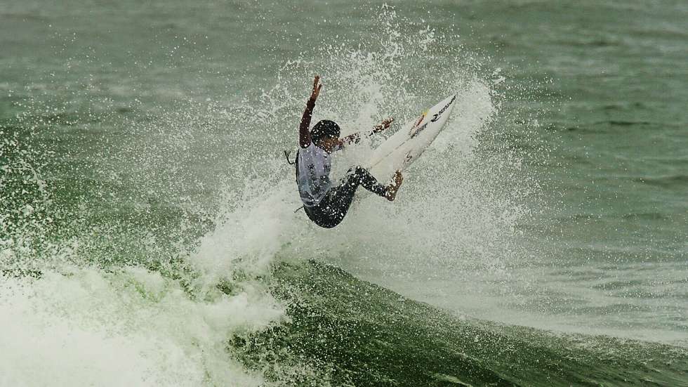 The portuguese surfer Teresa Bonvalot, during the Meo Rip Curl Pro Portugal, the third stage of the world surfing circuit which takes place in Peniche until the 16th of March. Super Tubos Beach, Peniche, 11 de march de 2023. CARLOS BARROSO/LUSA