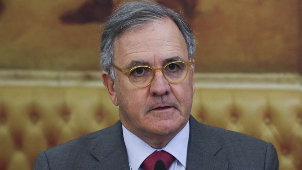 O antigo ministro da Economia no governo de Passos Coelho, António Pires de Lima, durante a sua audição na Comissão de Economia, Obras Públicas, Planeamento e Habitação, na Assembleia da República, em Lisboa, 04 de abril de 2023. ANTÓNIO COTRIM/LUSA