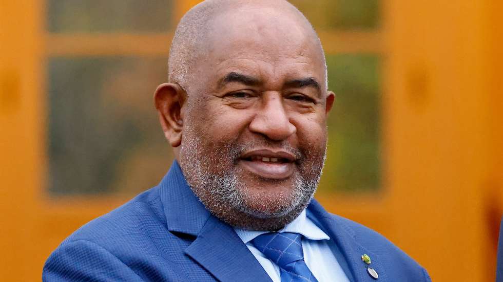 epa10985906 Chairperson of the African Union and President of the Comoros, Azali Assoumani, arrives for the Compact with Africa (CwA) conference at the Bellevue Palace in Berlin, Germany, 20 November 2023. The &#039;Compact with Africa&#039; is an initiative that was launched in 2017 under the German G20 presidency. It aims to bring together reform-minded African countries, international organizations and bilateral partners to coordinate development agendas and discuss investments.  EPA/HANNIBAL HANSCHKE