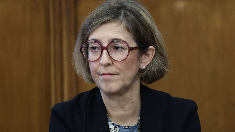 A secretária de Estado da Cultura, Isabel Cordeiro, durante a sua audição na Comissão, na Assembleia da República, em Lisboa,11 de janeiro de 2023. ANTÓNIO COTRIM/LUSA