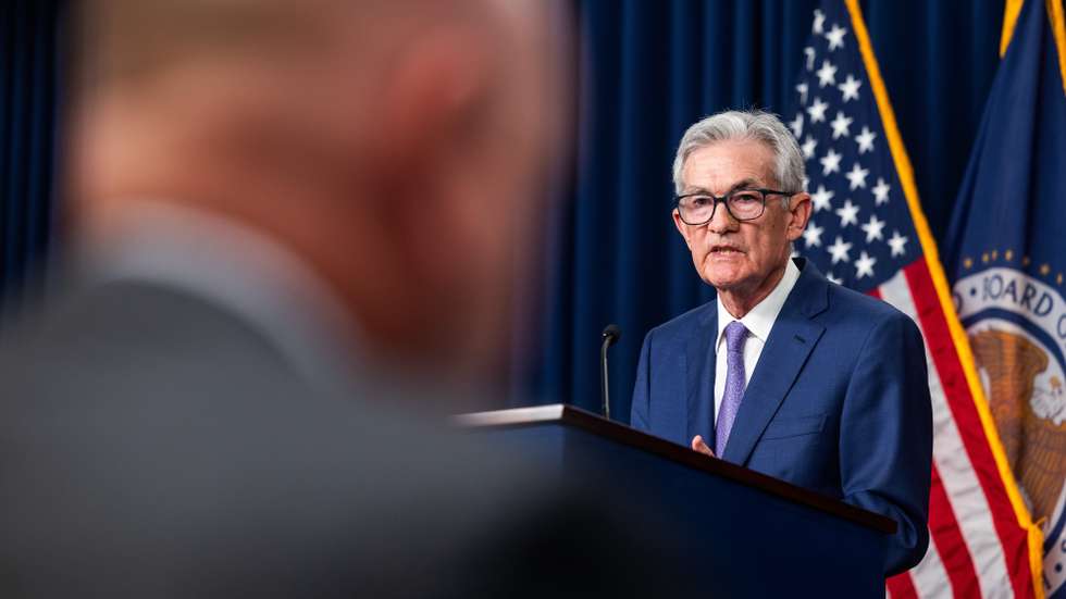 epa11406611 US Federal Reserve Board Chairman Jerome Powell speaks to reporters after the Fed once again refrained from raising interest rates following its two-day conference at the Federal Reserve in Washington, DC, USA, 12 June 2024. Policymakers are widely expected to begin cutting interest rates later in 2024.  EPA/JIM LO SCALZO
