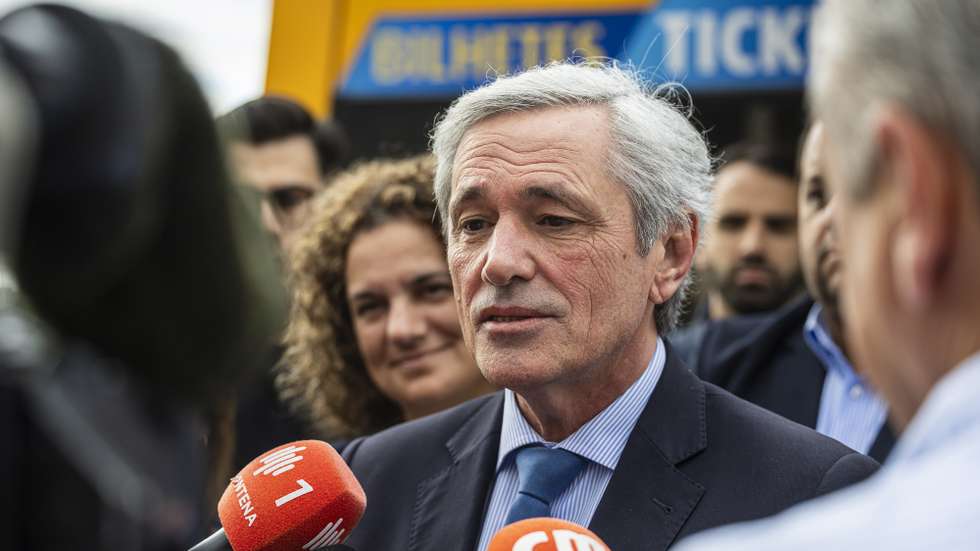 José Manuel Rodrigues, presidente e cabeça de lista do CDS/PP Madeira (Partido Popular) às eleições Legislativas na Madeira, esta manhã durante uma conferência de imprensa que se realizou na cidade do Funchal, Madeira, 17 de maio de 2024. GREGÓRIO CUNHA/LUSA
