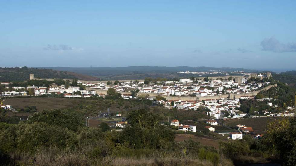 Castelo e vista da Vila de Óbidos, 18 de outubro de 2017. CARLOS BARROSO/LUSA
