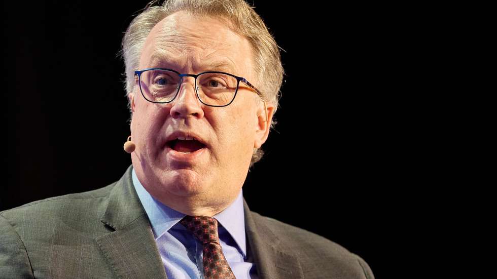 epa11323040 President and CEO of the Federal Reserve Bank of New York John Williams speaks at the 2024 Milken Institute Global Conference at The Beverly Hilton in Beverly Hills, California, USA, 06 May 2024.  EPA/ALLISON DINNER