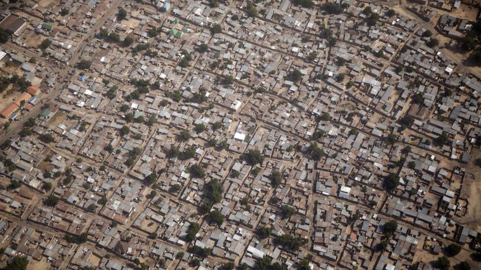 epa05666655 A handout picture provided by the United Nations Children's Fund (UNICEF) on 08 December 2016 shows an aerial view of Maiduguri, northeast Nigeria, 05 November 2016. Maiduguri was once the stronghold of Boko Haram. Northeast Nigeria remains in the grips of a humanitarian emergency. The Boko Haram crisis has resulted in 7 million individuals in need of assistance across Adamawa, Borno, Gombe and Yobe states in Nigeria.  EPA/UNICEF / MARK NAFTALIN / HANDOUT  HANDOUT EDITORIAL USE ONLY/NO SALES