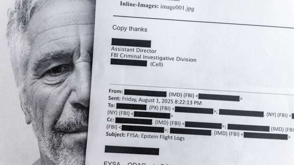 epaselect epa12724192 (ILLUSTRATION) - Printed copies of the Jeffrey Epstein files in Miami, Florida, 10 February 2026. According to official charges and court records released under the Epstein Files Transparency Act, Epstein orchestrated a sex-trafficking operation involving minors, leveraging his wealth and social standing to exploit victims over several decades.  EPA/CRISTOBAL HERRERA-ULASHKEVICH