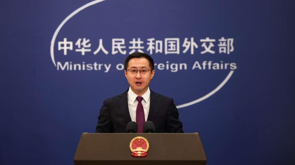 epa12628185 China's Foreign Ministry spokesperson Lin Jian speaks during a press conference at the Ministry of Foreign Affairs in Beijing, China, 05 January 2026. China reiterated Beijing's stance ‌on the US military action against Venezuela, called on the United States to immediately release Venezuelan President Nicolas Maduro. Ministry spokesperson Lin Jian noted that China is ready to work with the international community to uphold the UN Charter, safeguard the bottom line of international morality, and defend international fairness and justice.  EPA/WU HAO