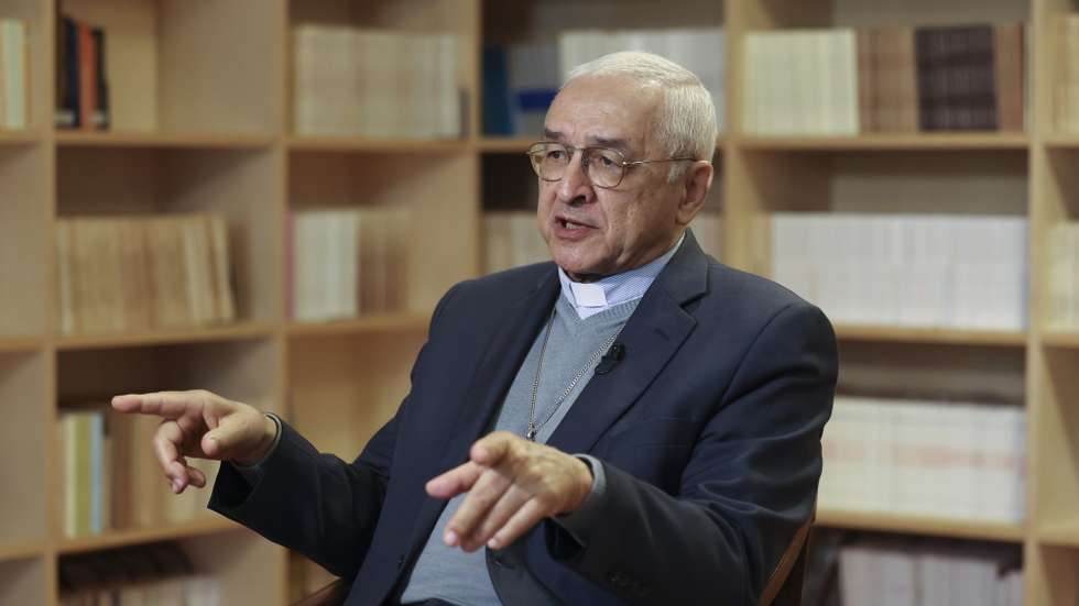 O presidente da Conferência Episcopal Portuguesa, José Ornelas, durante a entrevista a agência Lusa, para balanço do seu mandato, em Lisboa, 7 de Abril de 2026. (ACOMPANHA TEXTO LUSA DO DIA 11 DE ABRIL DE 2026).  ANTONIO COTRIM/LUSA