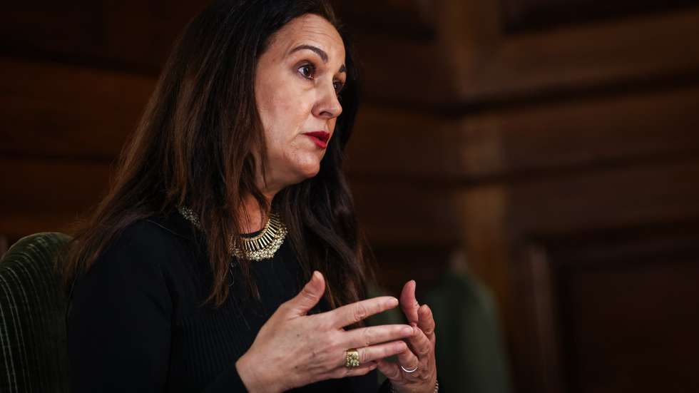 A ministra da Justiça, Rita Alarcão Júdice, em entrevista à agência Lusa, sobre a violência doméstica, em Lisboa, 21 de abril de 2026. (ACOMPANHA TEXTO DA LUSA DO DIA 27 DE ABRIL DE 2026). RODRIGO ANTUNES/LUSA