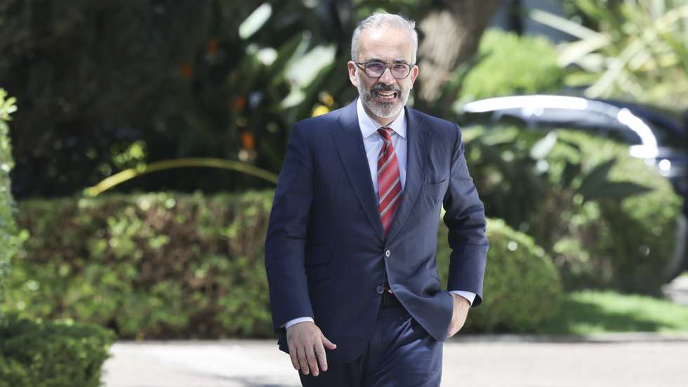 O ministro de Estado e dos Negócios Estrangeiros, Paulo Rangel, no Palácio de São Bento, em Lisboa, 22 de abril de 2026. ANTÓNIO COTRIM/LUSA
