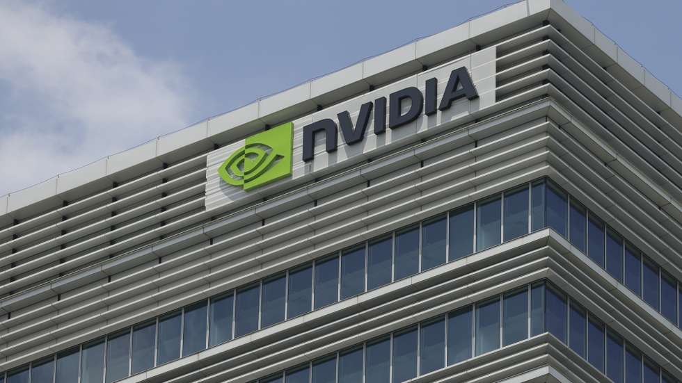 epa12976524 A view of an NVIDIA logo sign displayed outside the corporation's headquarters in Taipei, Taiwan, 20 May 2026. NVIDIA is scheduled to report its Q1 Fiscal Year 2027 earnings on 20 May.  EPA/RITCHIE B. TONGO