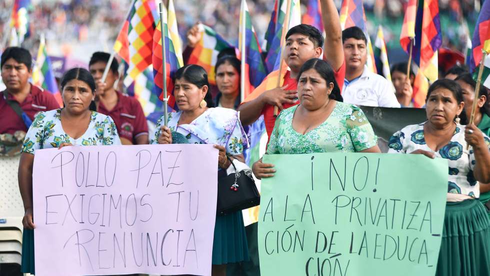 epa13193766 Supporters of former Bolivian president Evo Morales participate in a political rally in Ivirgarzama, Bolivia, 26 August 2026.  EPA/Jorge Ábrego