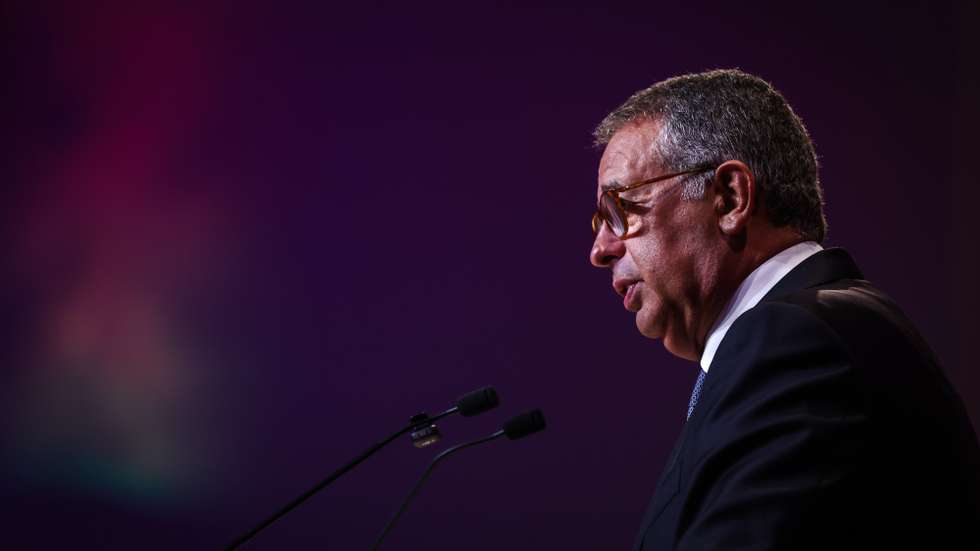 O Presidente da República, António José Seguro, discursa durante a sessão “Demografia, Longevidade e Sustentabilidade da Segurança Social”, inserida no Fórum Internacional de Saúde de Cascais 2026 “Viver Mais, Viver Melhor”, em Cascais, 25 de setembro de 2026. RODRIGO ANTUNES/LUSA