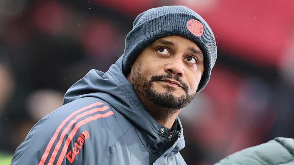 epa12574321 Head coach Vincent Kompany of Munich looks on before the German Bundesliga soccer match between VfB Stuttgart and FC Bayern Munich in Stuttgart, Germany, 06 December 2025.  EPA/RONALD WITTEK CONDITIONS - ATTENTION: The DFL regulations prohibit any use of photographs as image sequences and/or quasi-video.