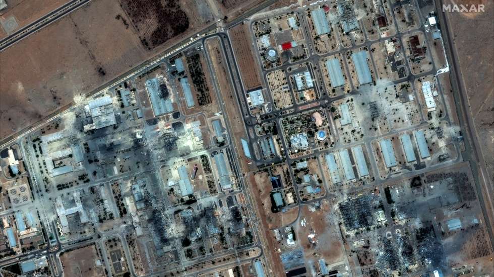 epa12191675 A handout satellite image made available by Maxar Technologies shows damage at the Isfahan nuclear technology center after US airstrikes, in Isfahan, Iran, 22 June 2025. The US Department of Defense announced on 22 June, that the US Central Command conducted overnight strikes against three nuclear facilities in Iran.  EPA/MAXAR TECHNOLOGIES HANDOUT -- MANDATORY CREDIT: SATELLITE IMAGE 2025 MAXAR TECHNOLOGIES -- THE WATERMARK MAY NOT BE REMOVED/CROPPED --HANDOUT EDITORIAL USE ONLY/NO SALES
