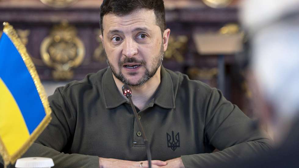 epa11816545 A handout photo made available by the Quirinal Presidential Palace (Palazzo del Quirinale) Press Office shows Ukrainian President Volodymyr Zelensky during a meeting at the Quirinal Palace in Rome, Italy, 10 January 2025.  EPA/PAOLO GIANDOTTI/QUIRINAL PALACE PRESS OFFICE HANDOUT HANDOUT EDITORIAL USE ONLY/NO SALES