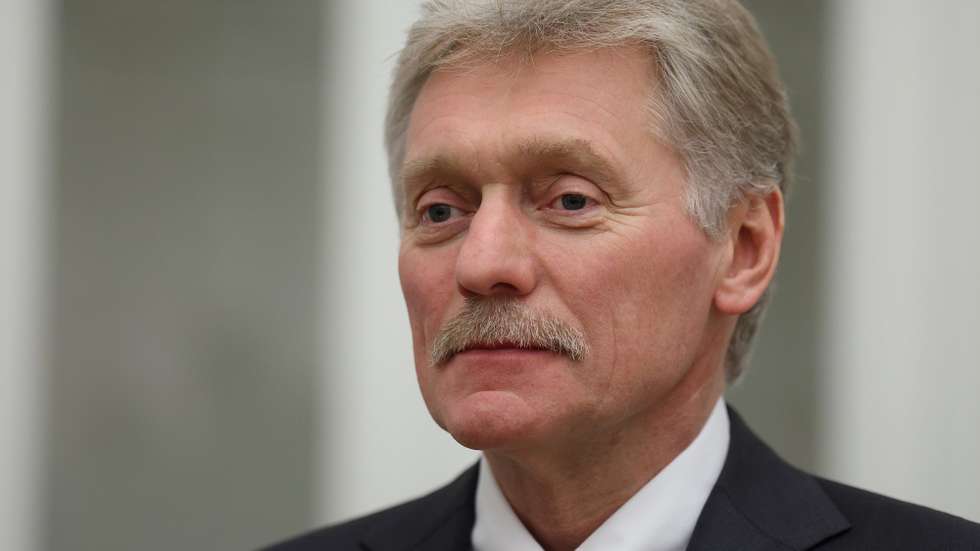 epa12533413 Kremlin spokesman Dmitry Peskov attends a meeting of Russian President Vladimir Putin with the heads of government of the member countries of the Shanghai Cooperation Organisation (SCO) in Moscow, Russia, 18 November 2025.  EPA/RAMIL SITDIKOV/REUTERS POOL