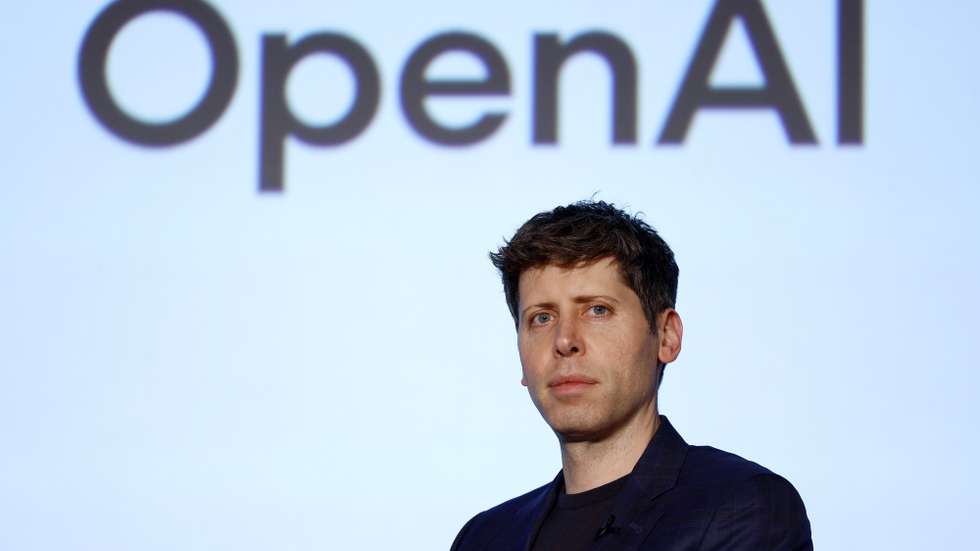epa11872436 OpenAI CEO Sam Altman attends a talk session with SoftBank Group Corp. chairman and CEO during the event 'Transforming Business through AI' in Tokyo, Japan, 03 February 2025. SoftBank Group CEO Masayoshi Son announced that he had reached an agreement with OpenAI CEO Sam Altman to establish a joint venture in Japan aimed at providing artificial intelligence services to businesses.  EPA/FRANCK ROBICHON