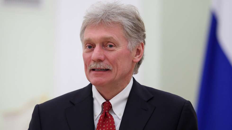 epa12670591 Kremlin spokesman Dmitry Peskov attends a meeting between President Vladimir Putin and Palestinian President Mahmoud Abbas at the Kremlin in Moscow, Russia, 22 January 2026.  EPA/RAMIL SITDIKOV / REUTERS / POOL